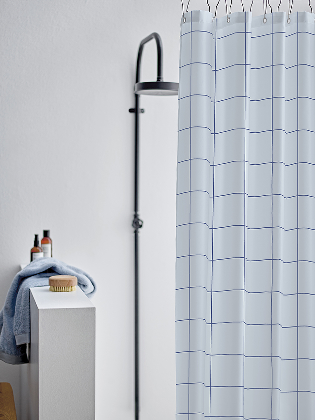 Vista Κουρτίνα Μπάνιου, 180 x 220 cm, γκρι