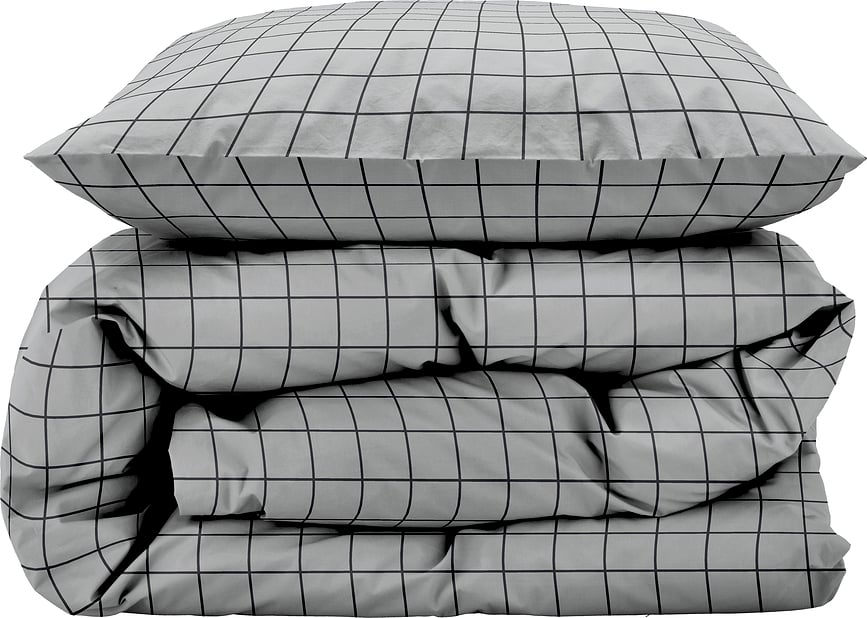 Vista Posteljina siva sa zatvaračem 140 x 220 cm jastučnica 60 x 63 cm