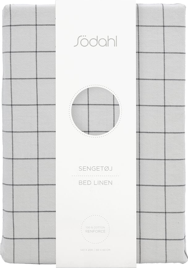 Vista Posteljina siva sa zatvaračem 140 x 220 cm jastučnica 60 x 63 cm