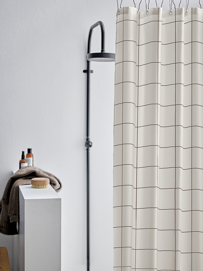 Vista Rideau de Douche 180 x 200 cm, crème