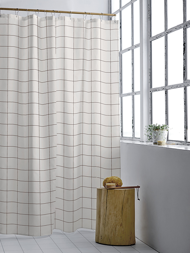 Vista Rideau de Douche 180 x 220 cm, gris