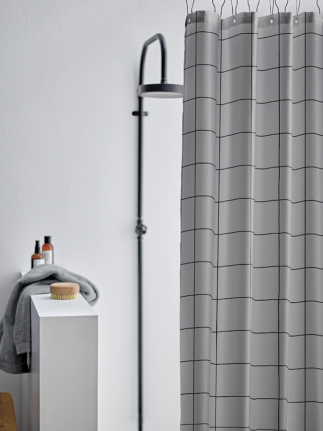 Vista Rideau de Douche 180 x 220 cm, gris