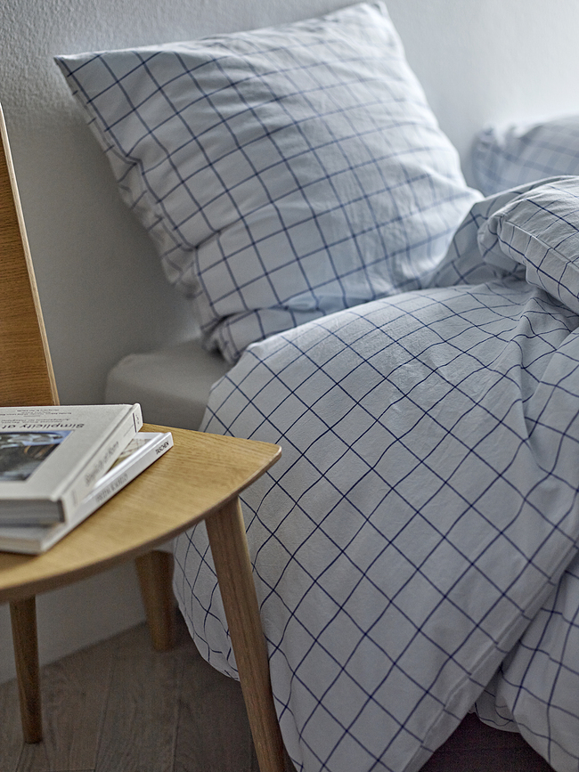 Vista Σετ Παπλωματοθήκης, 140 x 200 cm, γαλάζιο, με μαξιλαροθήκη 60 x 63 cm, 2 τμχ