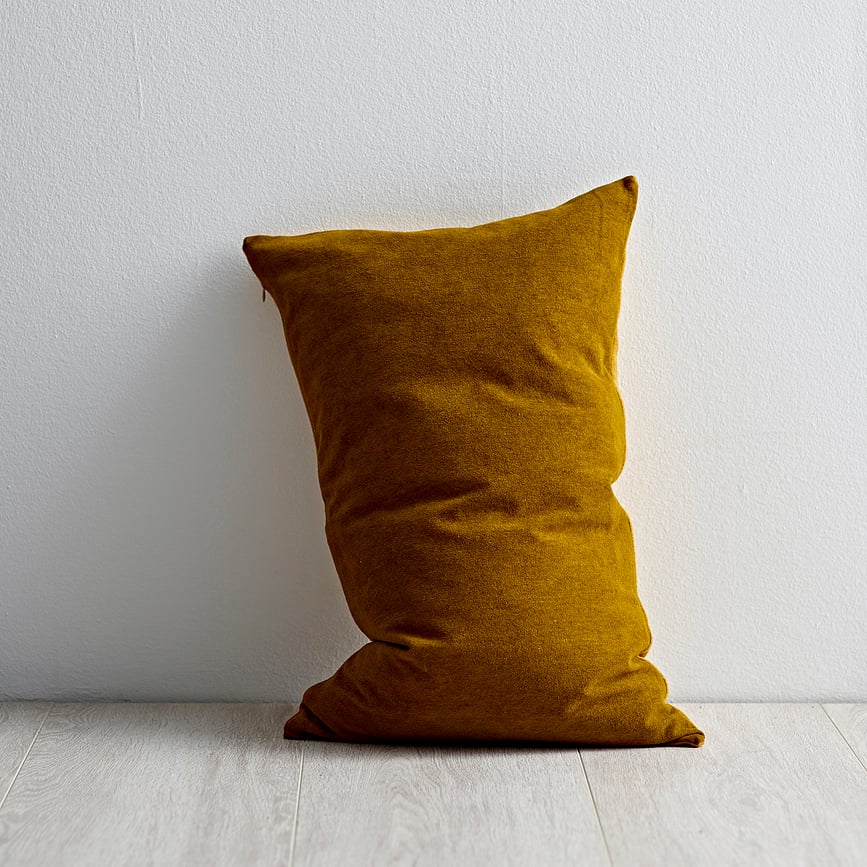 Washed Chenille Dekorativni Jastuk 40 x 60 cm plavi