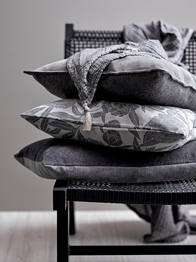 Washed Chenille Dekorativni Jastuk 40 x 60 cm plavi