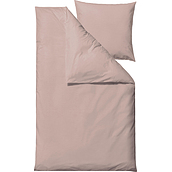 Wave Bettwäsche rosa mit Kissenbezug 80 x 80 cm