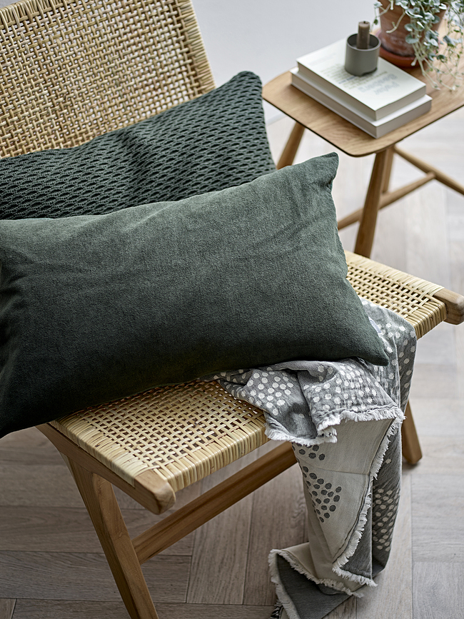 Wave Knit Coussin décoratif 40 x 60 cm, gris