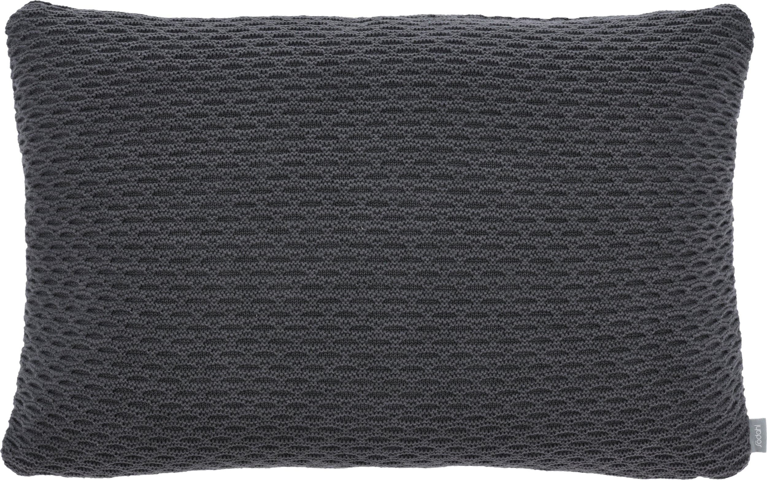 Wave Knit Dekoratives Kissen 40 x 60 cm aschgrau
