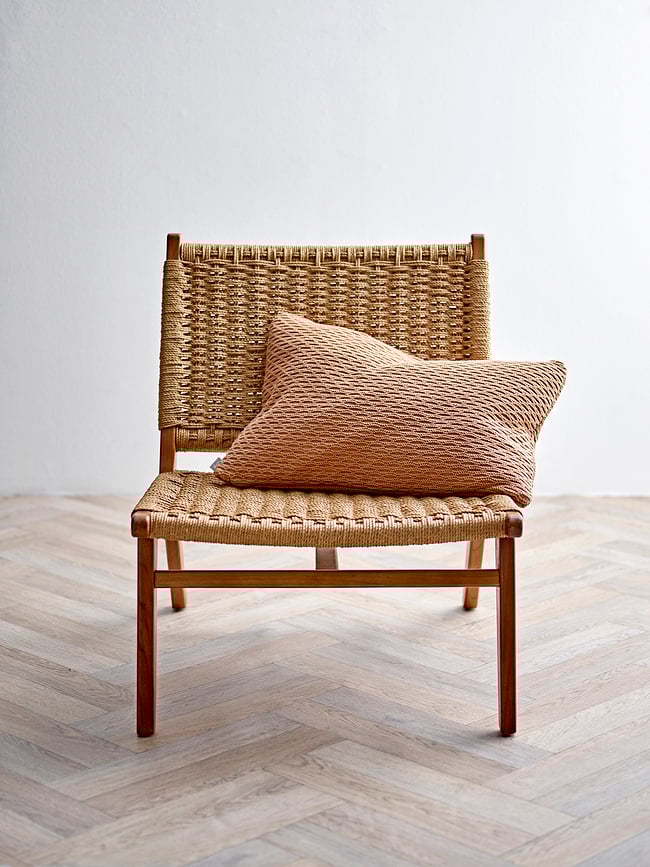 Wave Knit Jastučnica ukrasna pletena 40 x 60 cm karamel