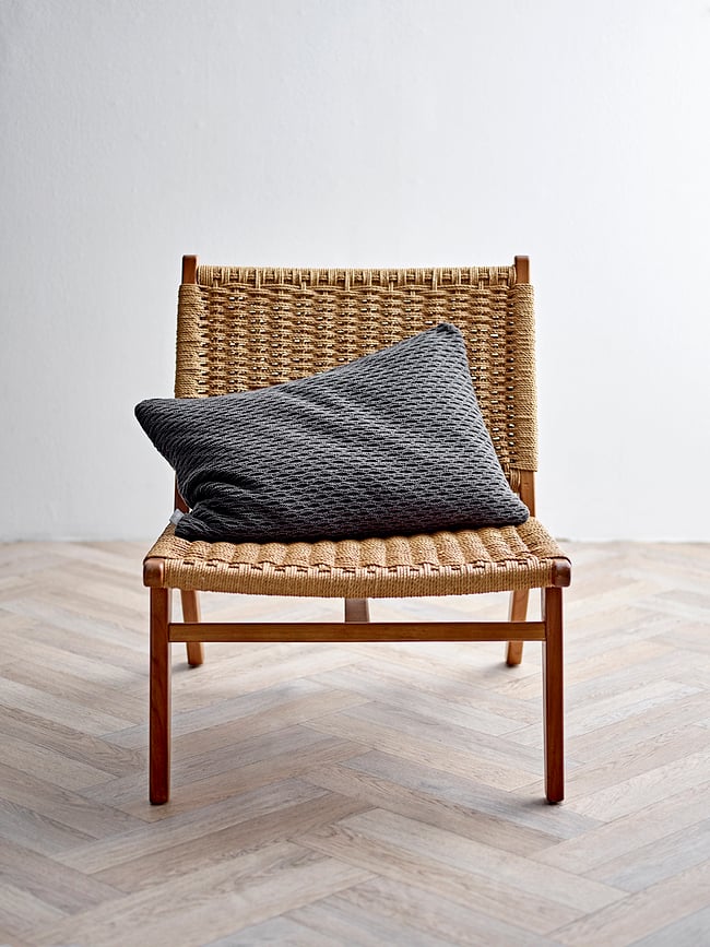 Wave Knit Jastučnica ukrasna pletena 40 x 60 cm karamel