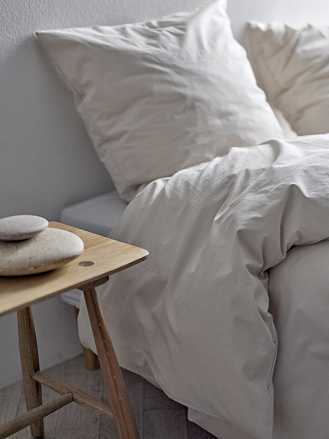 Whisper Housse de Couette, 140 x 220 cm, taie d'oreiller 60 x 63 cm, beige, Set 2 pièces