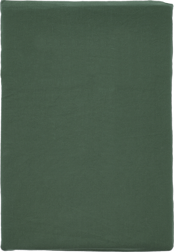 Whisper Posteljnina, 140 x 220 cm, buteljno zelena, s prevleko za vzglavnik 60 x 63 cm, zapiranje na zadrgo