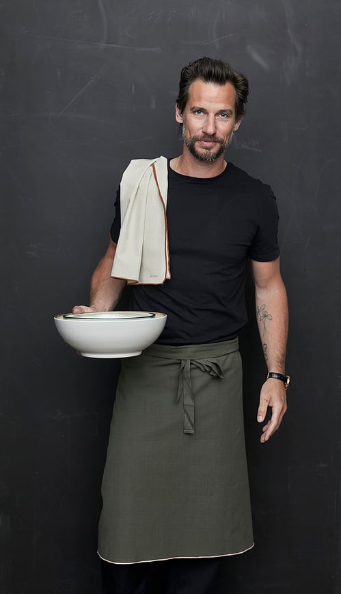 Zástěra Bistro khaki