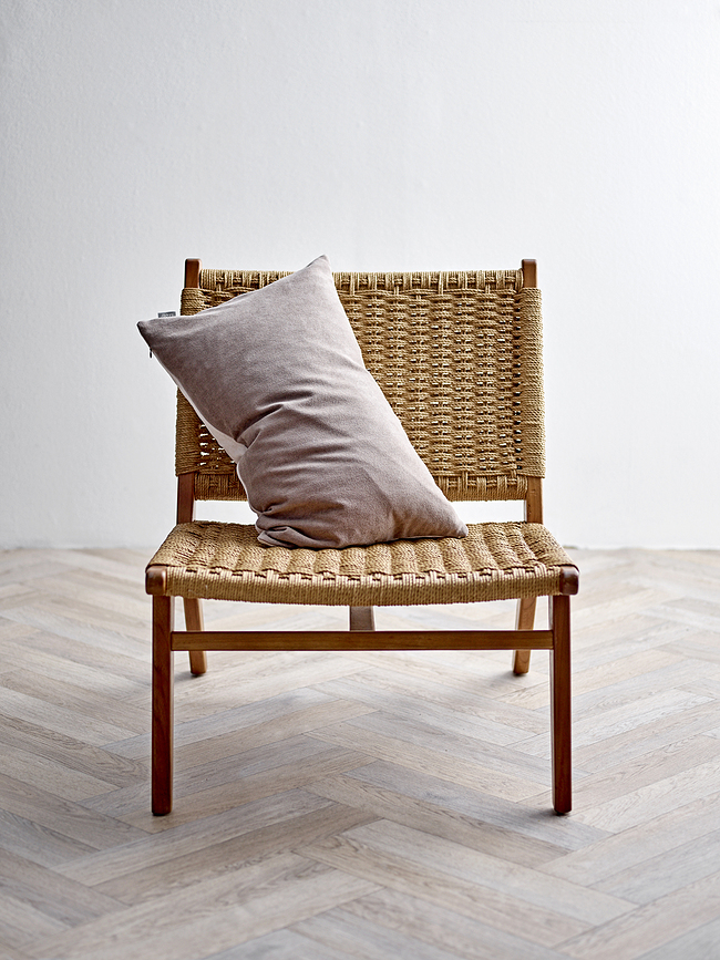 Washed Chenille Okrasna blazina, 40 x 60 cm, modra