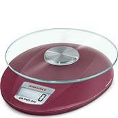 Roma Electronic kitchen scales ruby red