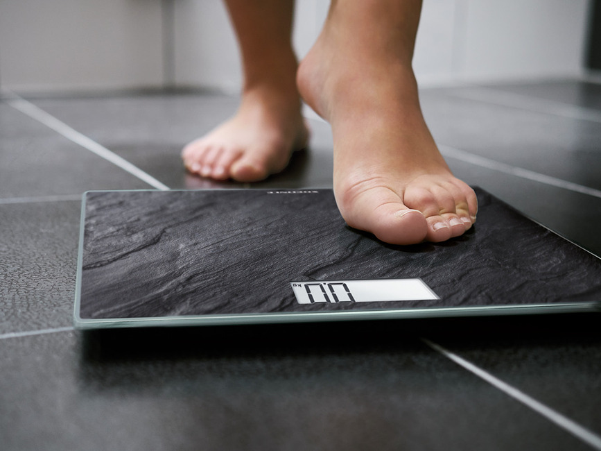 Style Sense Compact 300 Ηλεκτρονική Ζυγαριά Μπάνιου, με σχέδιο πέτρας