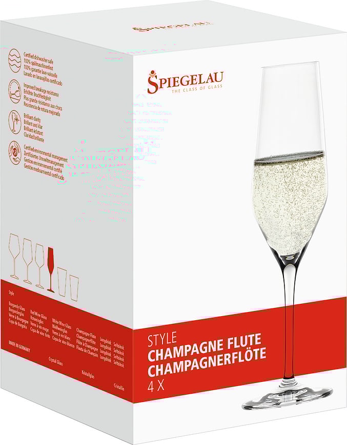Style Čaše za šampanjac 4 kom.