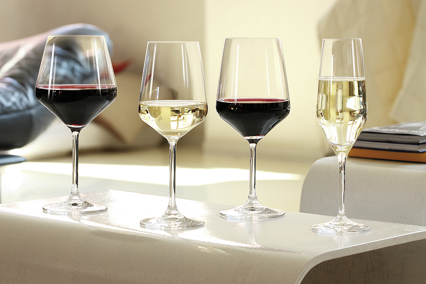 Style Verres à vin pour vin blanc, Lot de 4