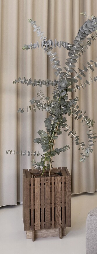 BaseMORE Podstavek za samozalivalni lonec GrowMORE, naravni hrast