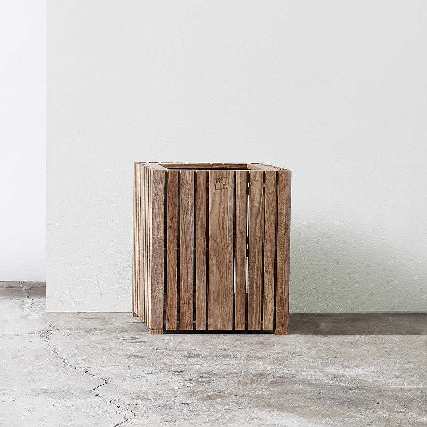 GrowBIG Pot à réserve d'eau, frêne noir