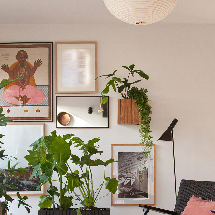 GrowON Tegla samonavodnjavajuća zidna prirodni jasen