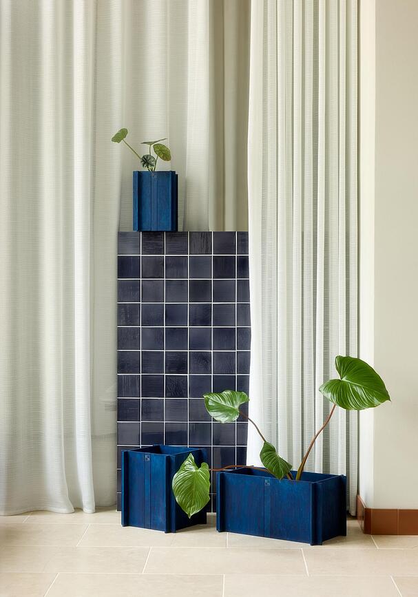 Maceta autorriego BloomWIDE, verde claro