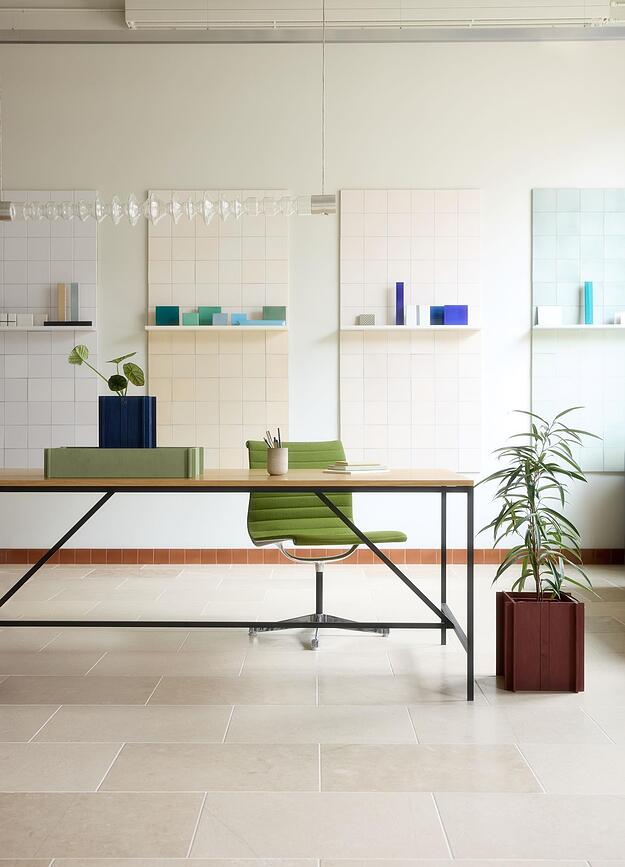 Maceta autorriego BloomWIDE, verde claro