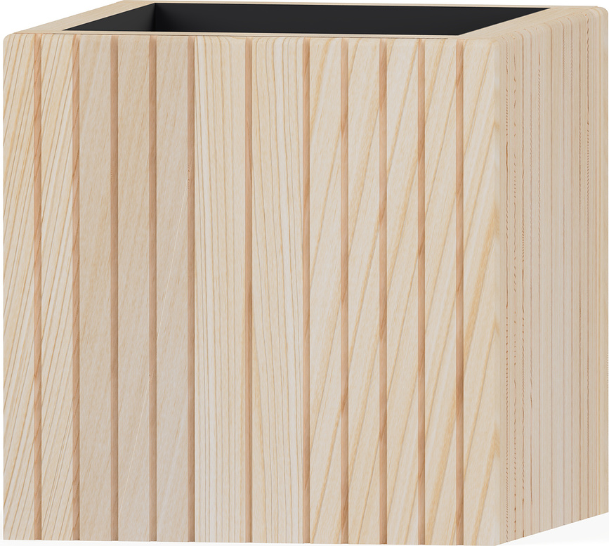 Самонаторяваща се саксия за цветя UnfoldSQUARE естествена