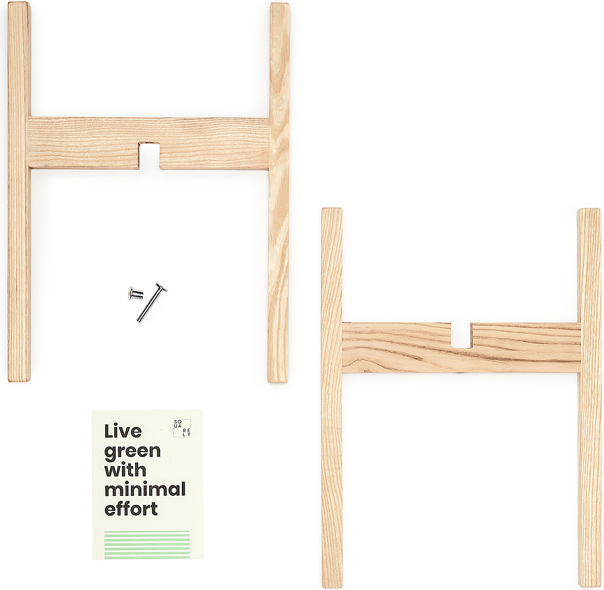 StandON Stojalo za samozalivalni lonec GrowON, črni jesen