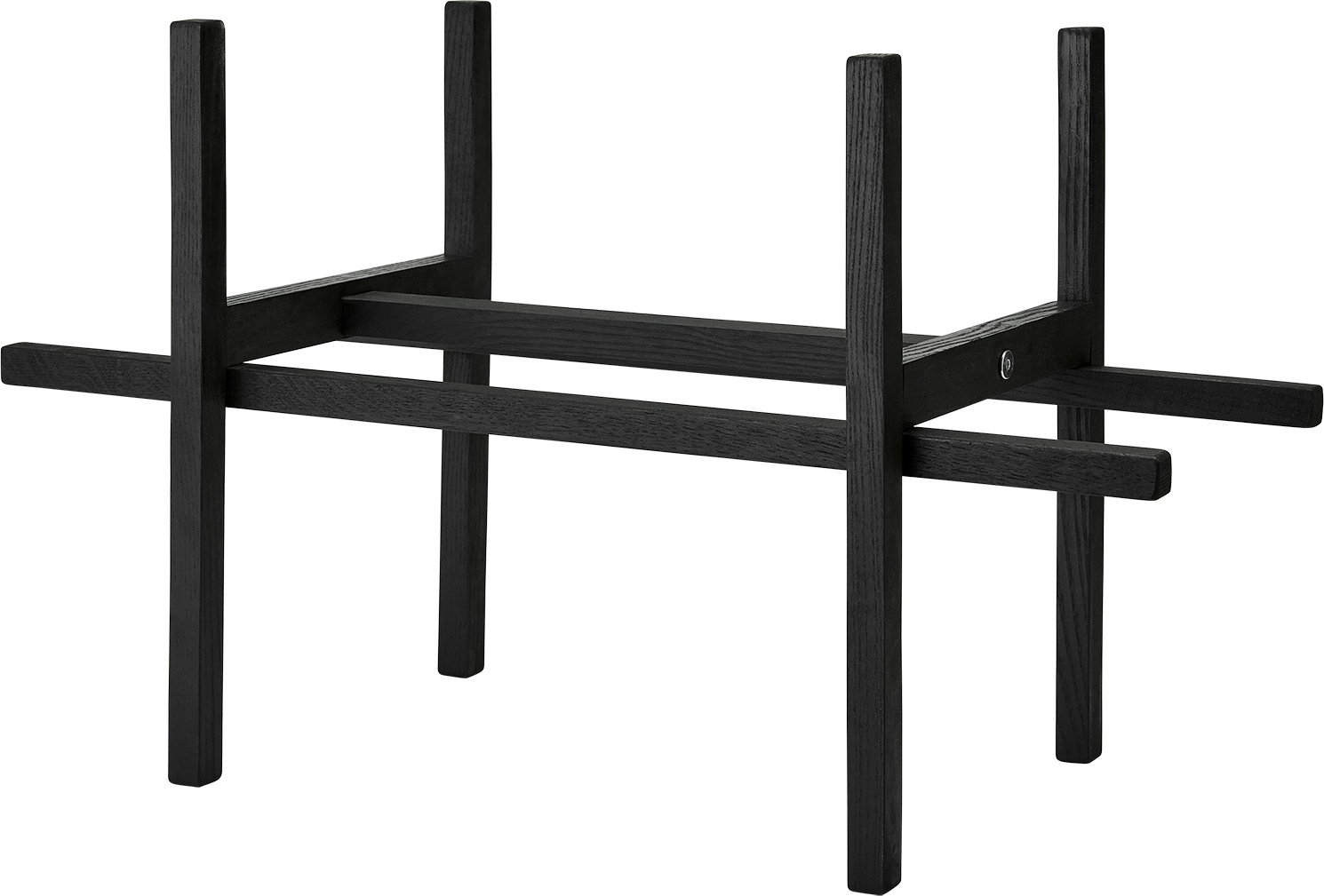 Standwide Ständer schwarze Esche für einen selbstbewässernden Blumentopf GrowWIDE