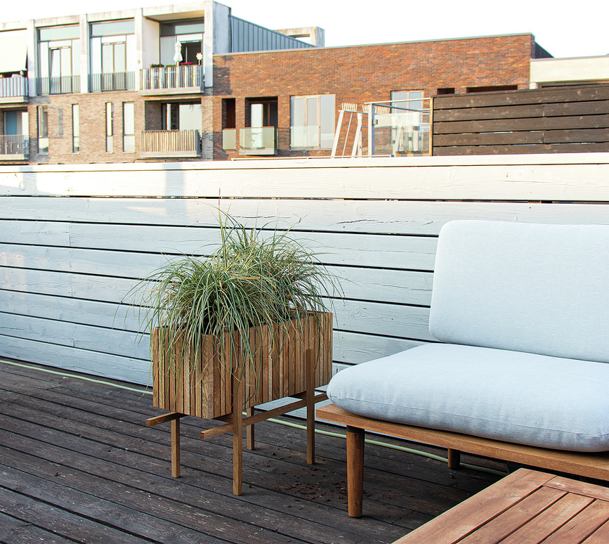 StandWIDE Stojalo za samozalivalni lonec GrowWIDE, črni jesen