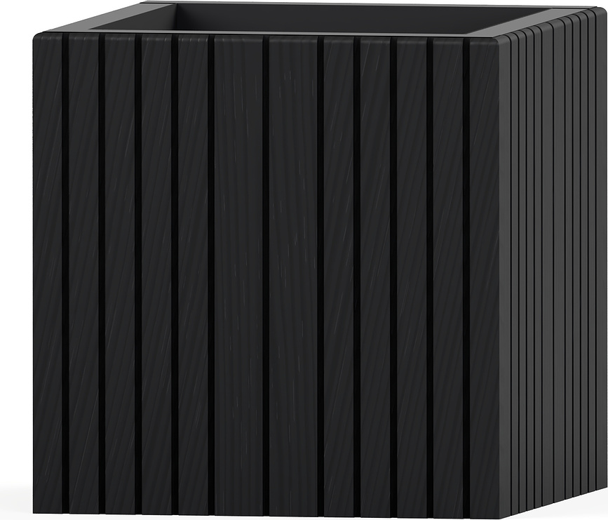 UnfoldSQUARE Pot à Réserve d'Eau, noir