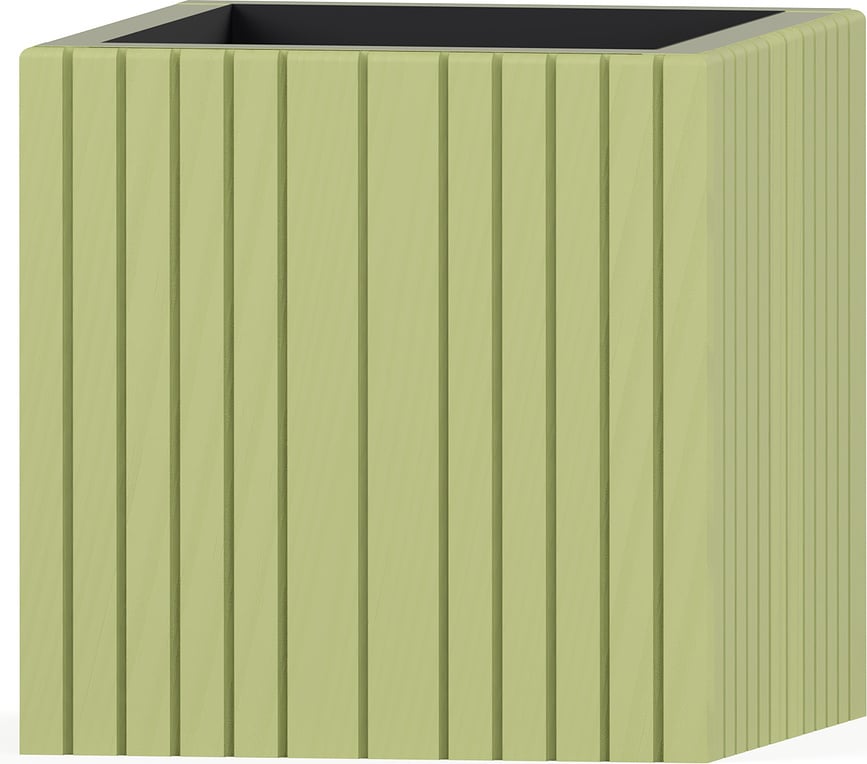 UnfoldSQUARE világoszöld Önöntöző virágcserép