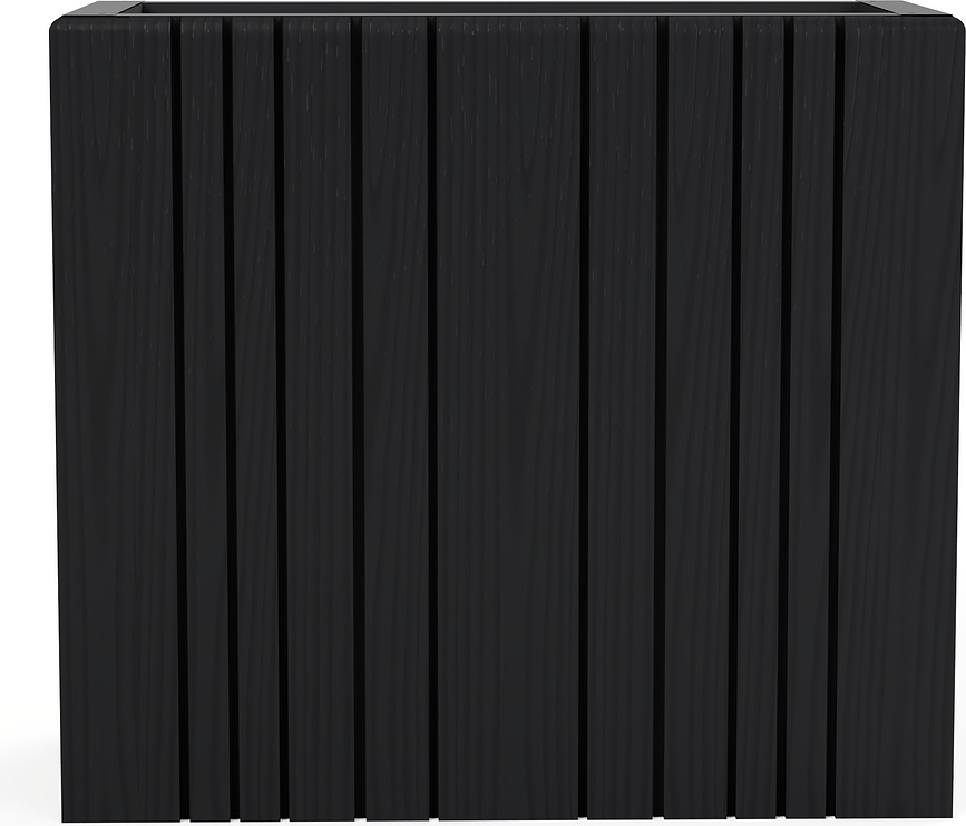 UnfoldWIDE Pot de Fleurs auto-arrosant, haut, noir