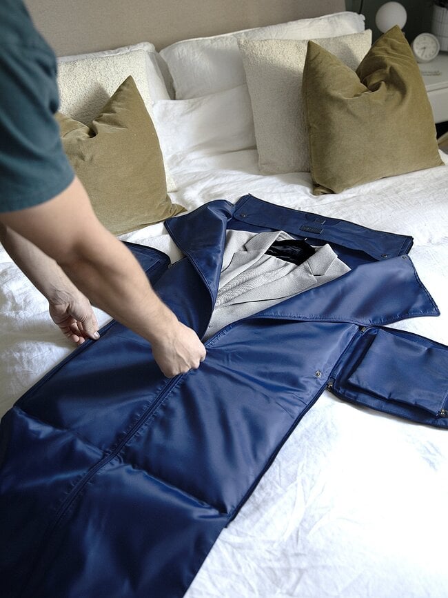 Bolsa de Viaje Stackers, negra, para hombre