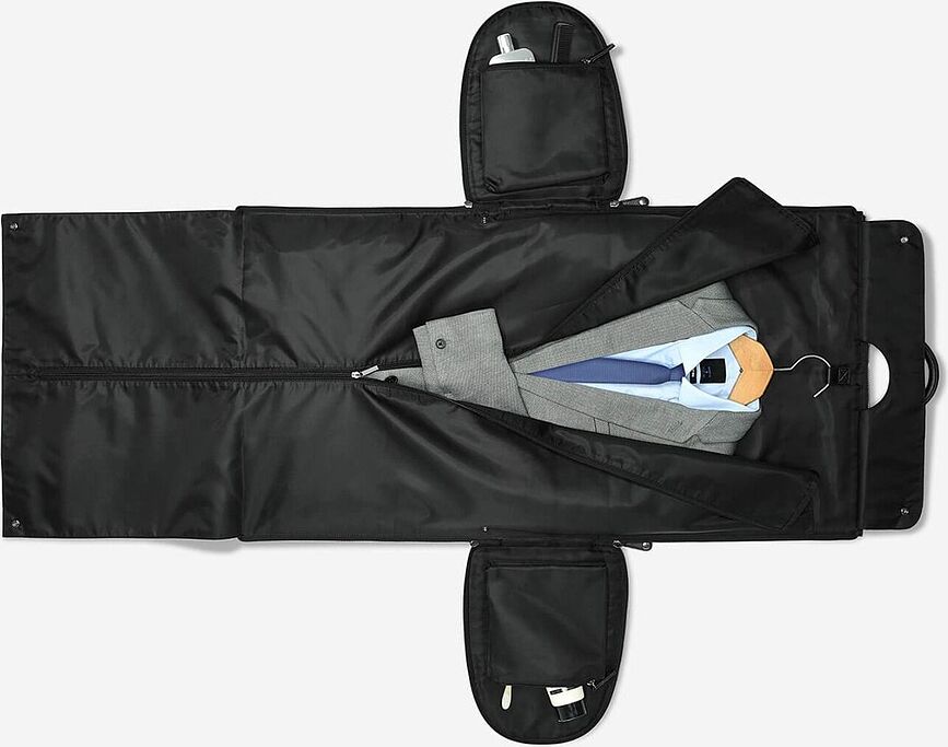 Bolsa de Viaje Stackers, negra, para hombre