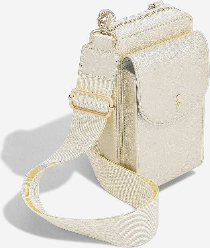 Bolso de hombro mini Stackers, perlado