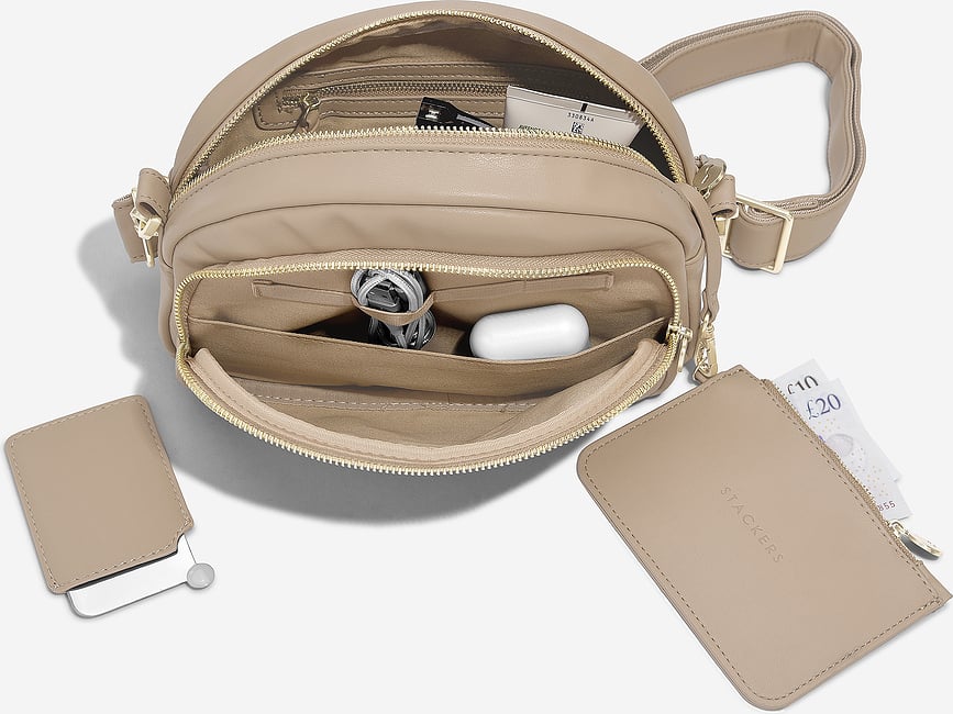 Bolso de Hombro Stackers, color camel