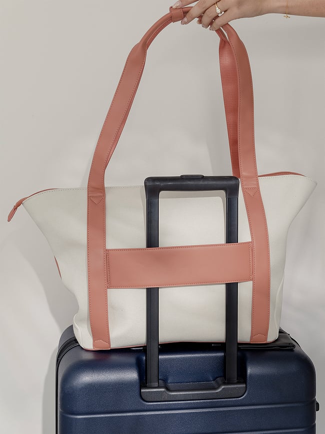 Bolso Stackers Wave, para mujer, color crema y melocotón