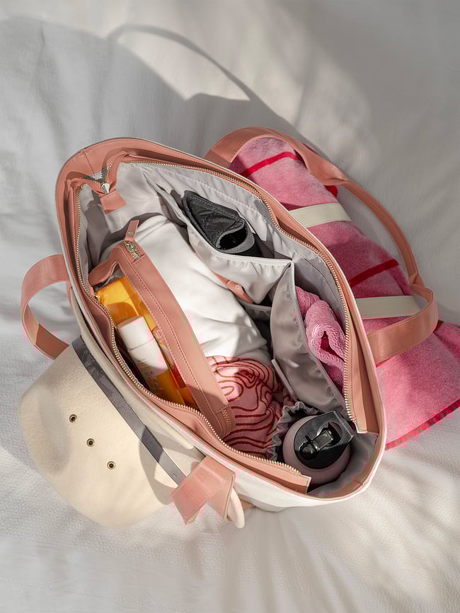 Bolso Stackers Wave, para mujer, color crema y melocotón