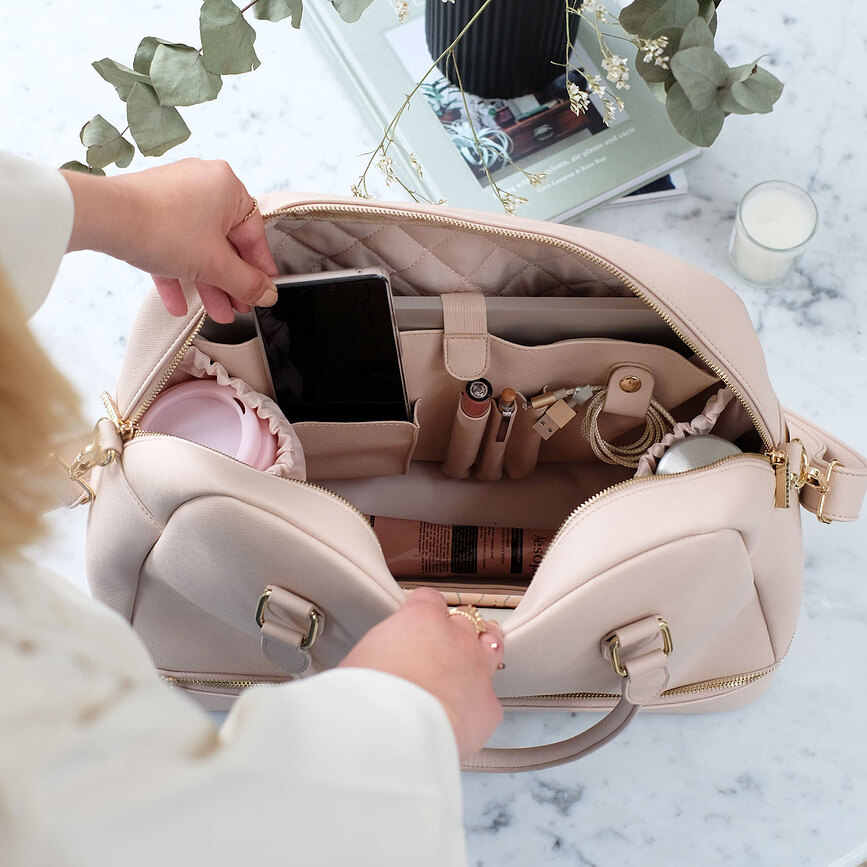 Bolso Stackers, rosa claro