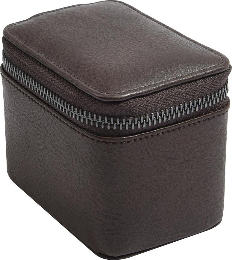 Estuche para relojes de viaje Stackers Pebble, gris oscuro, de un compartimento