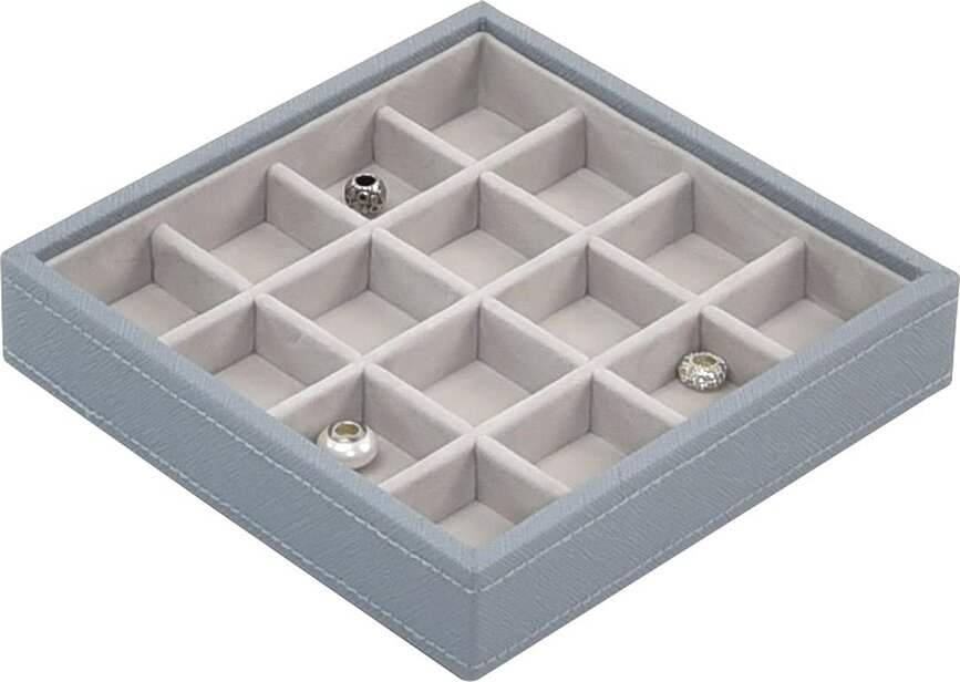 Caja organizadora para charms Stackers, 16 compartimentos