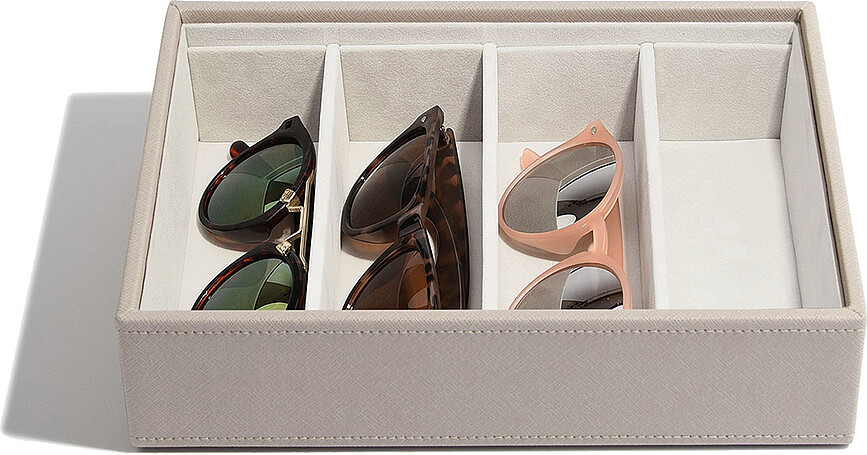 Caja Organizadora para Gafas Stackers Classic, de 4 compartimentos