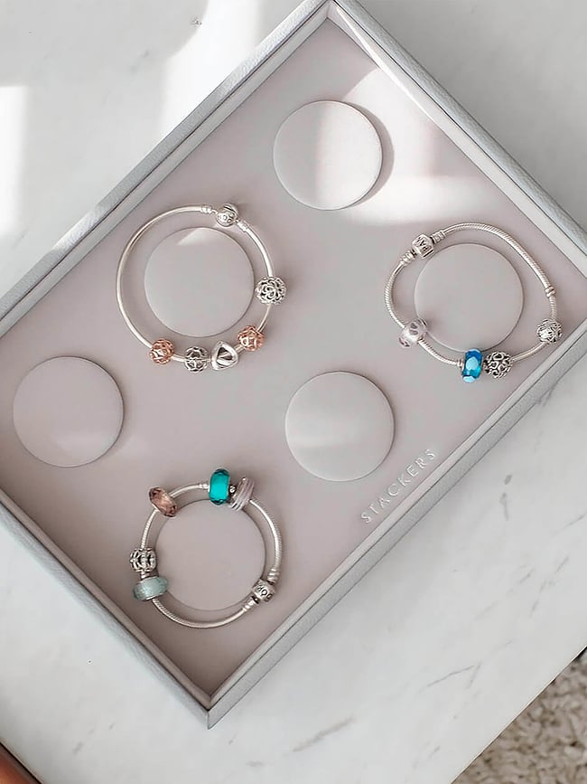 Módulo Organizador para pulseras de abalorios Stackers Classic, topo