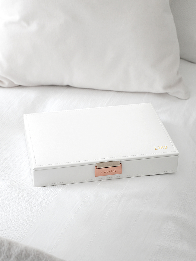 Caja para charms con tapa Stackers Classic, taupe