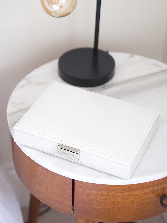 Caja para charms con tapa Stackers Classic, taupe