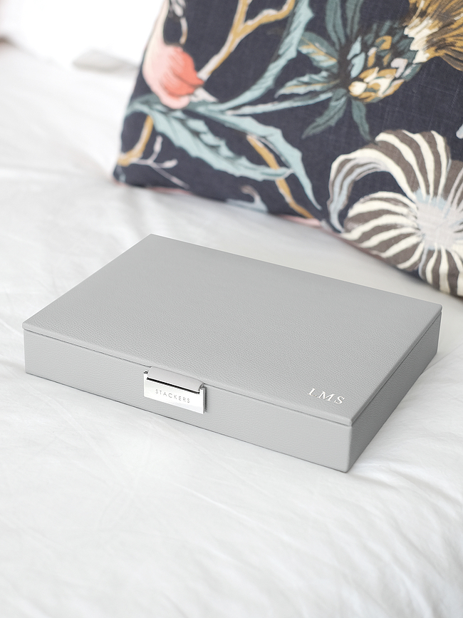 Caja para charms con tapa Stackers Classic, taupe