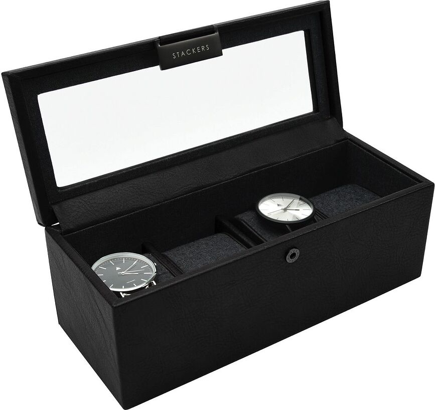Caja para relojes Stackers, de 4 compartimentos