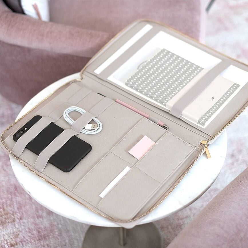 Estuche para Documentos Stackers, formato A4, taupe